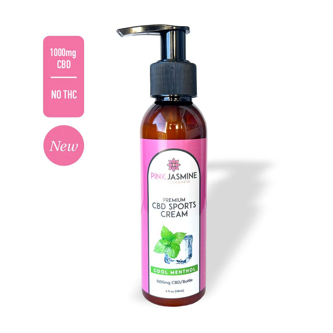 PREMIUM CBD SPORTS CREAM - PINK Jasmine Organics