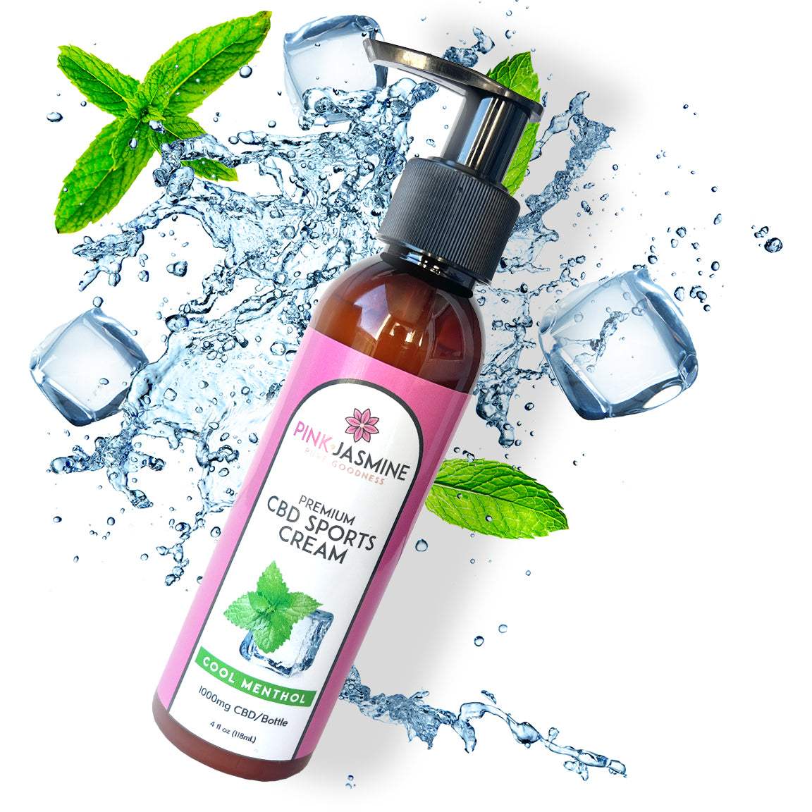 PREMIUM CBD SPORTS CREAM - PINK Jasmine Organics